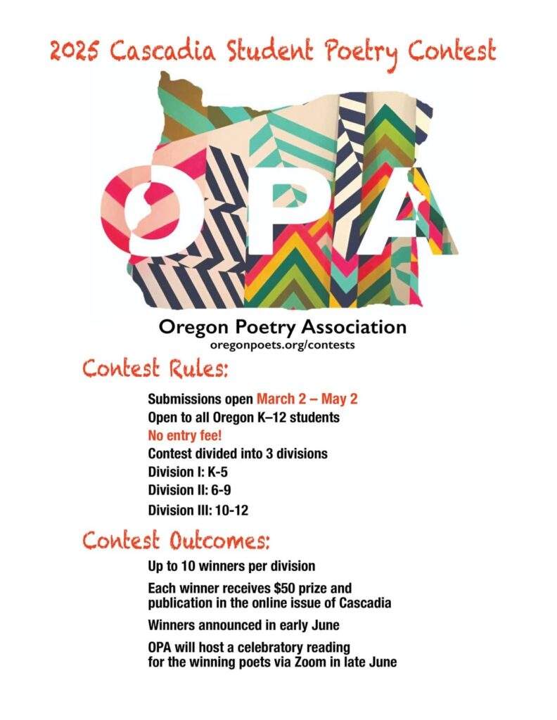 OPA Cascadia Youth Contest poster